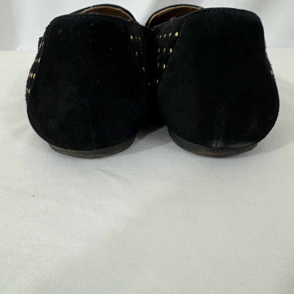 Me Too Black Flats with Gold Studs - Picture 4 of 8